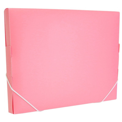 Папка на резинках Optima А4 30 мм, пастельна рожева (O35616-89) Вінниця - фото 1