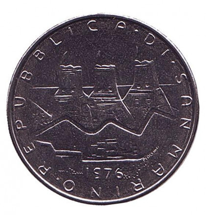 Монета 50 лір. 1976 рік, Сан-Марино.UNC Полтава - фото 1