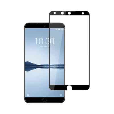 Стекло защитное PowerPlant Full screen Meizu 15 Plus Black (GL605163) Винница