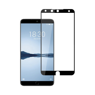 Скло захисне PowerPlant Full screen Meizu 15 Plus Black (GL605163) Вінниця - фото 1