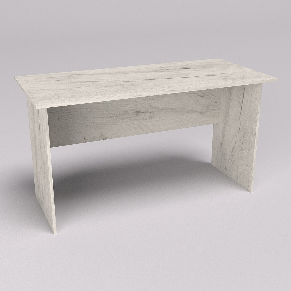 Стіл офісний СП, Дуб Крафт Білий, 1400/650/760 Львів - фото 2