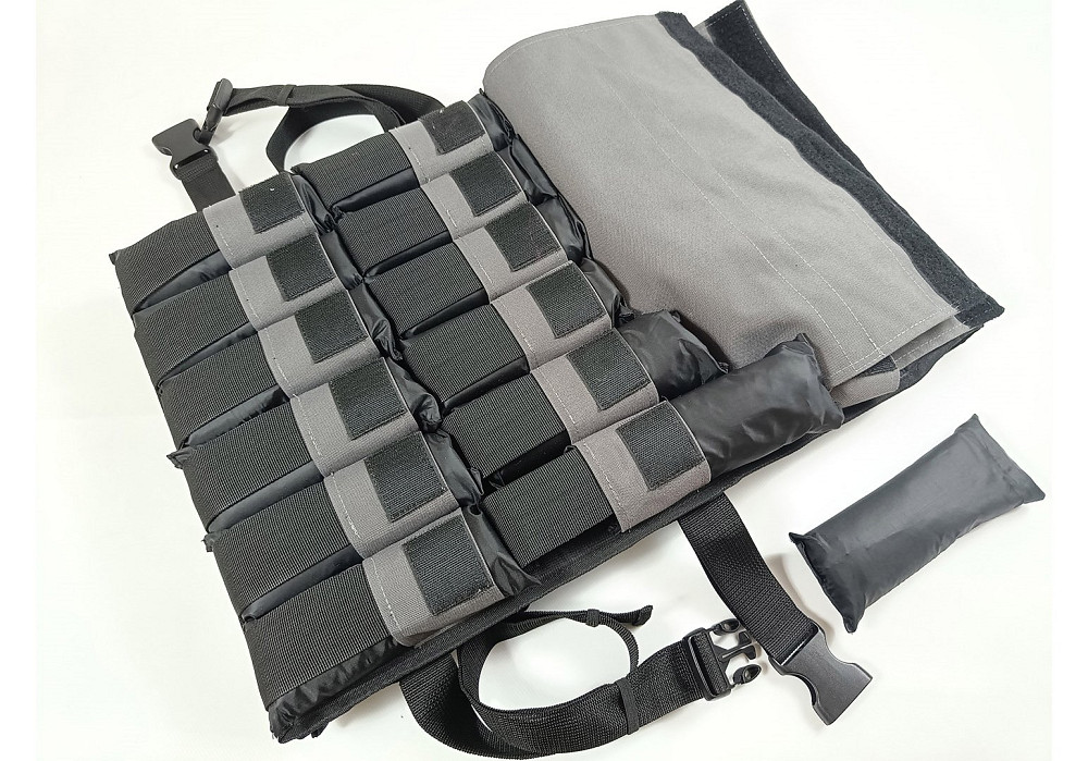 Жилет обтяжувач EasyFit Armor 18 кг набірний з кроком 0,5 кг Коломия - фото 6