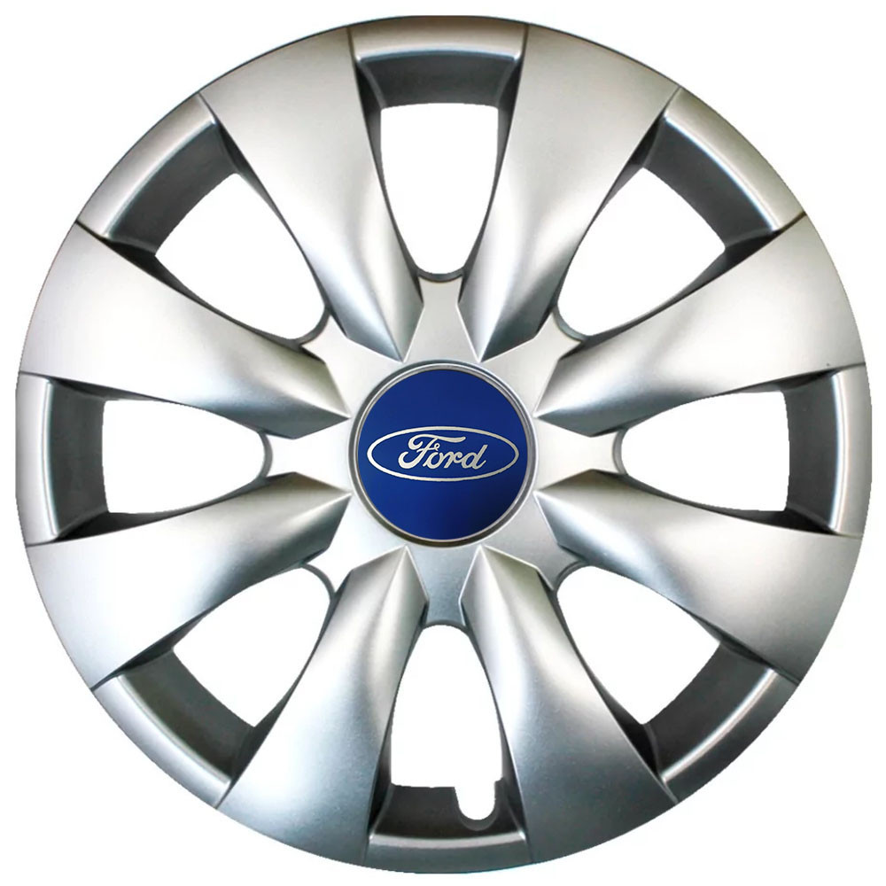Автомобільні модельні ковпаки R15 Ford 316 4шт, SJS, сріблясті Київ - фото 1