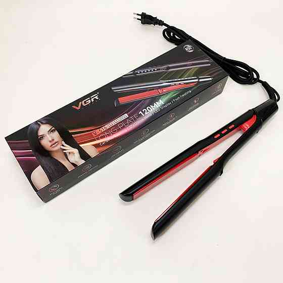 Випрямляч для волосся для створення гофре, Ергономічна праска-випрямляч Випрямляч волосся паровий OW-65 Івано-Франківськ