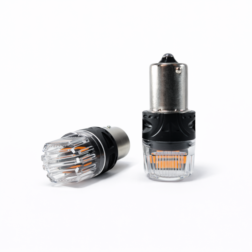 Комплект світлодіодних ламп StarLight Vision PY21W (T25) BRS LED BAU15S AMBER 12/24V Харків - фото 2
