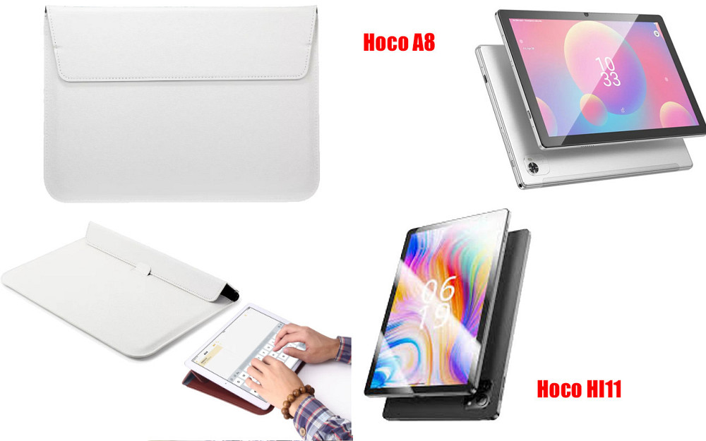 Чохол-конверт VitoCase для Hoco A8, Hoco Hi11, з функцією підставки для планшета Білий Київ - фото 10