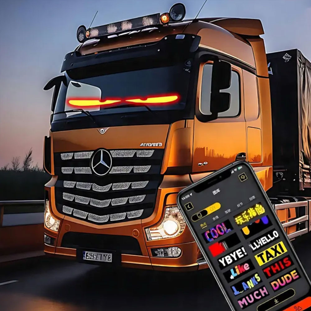 Світлодіодна LED панель для авто 64х20,USB+пульт SBR Київ - фото 7