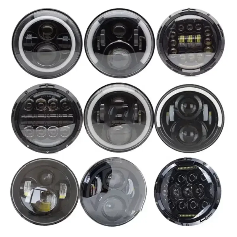 Світлодіодна фара 7 дюймів Led ВАЗ 2101 2121-21213 Нива Уаз Газ Ваз 45W Харків - фото 5