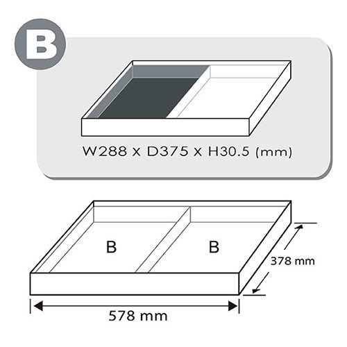 Набір головок ударних 1/2" 8-32 мм 29ед. (в ложементі, тип В) TOPTUL GEB2902 Одеса - фото 2