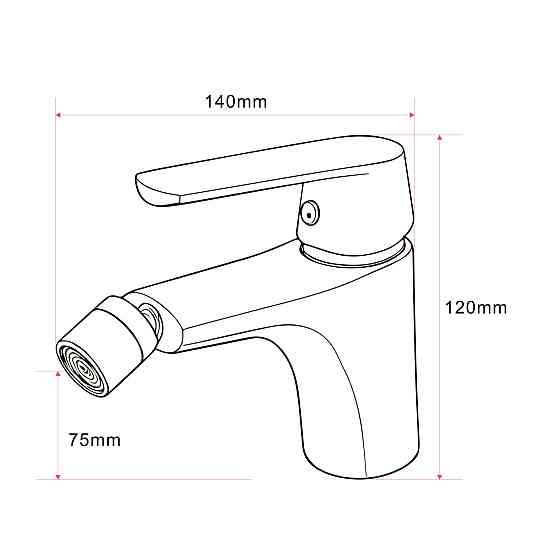 Смеситель для биде Globus Lux Laguna GLA-0106 (000032042) Киев