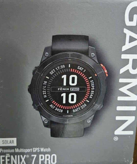 Смарт-Часи Garmin Fenix 7 Pro Solar. Київ - фото 1