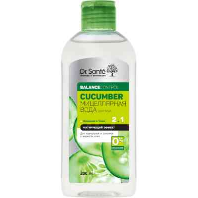Мицеллярная вода Dr. Sante Cucumber Balance Control 200 мл (4823015930058) Винница