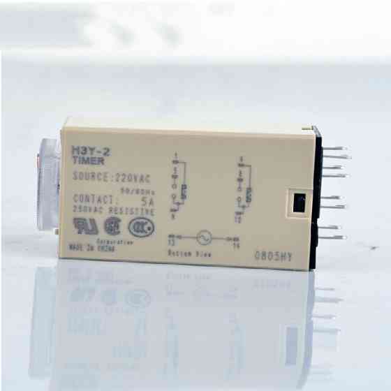 Реле времени H3Y-2 на DIN-рейку 220В 5А 0-60 мин Киев