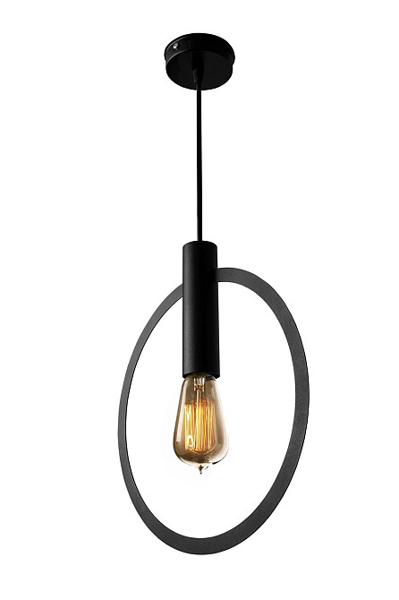 Світильник лофт підвісний Е27 Asket NL 3033 BK чорний Київ - фото 2