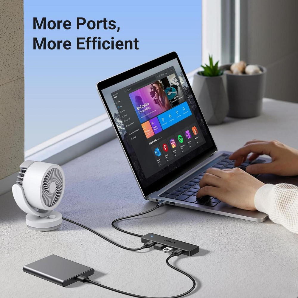 USB-хаб UGREEN 4-Port USB 3.0 Hub 1m Киев - изображение 7