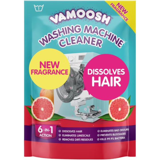 Засіб для чищення пральної машини Vamoosh 6-в-1, аромат рожевого грейпфрута Львів