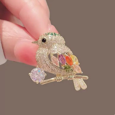 Брошь женская оригинальная Птичка Киев - изображение 1