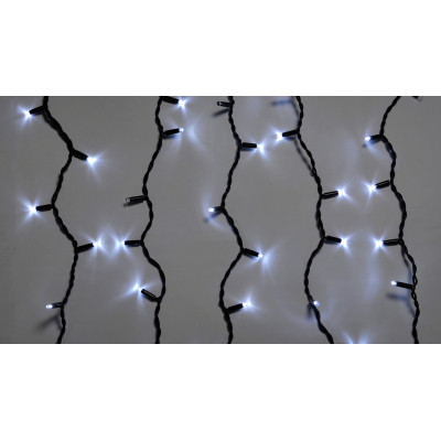 Гирлянда Delux ICICLE flash 108LED 2 х 1 м белый/черный IP44 EN (90012940) Винница - изображение 1