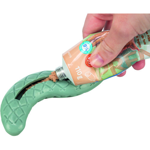 Іграшка Trixie для собак Змія для ласощів термопластична гума 27 см зелена Київ - фото 11