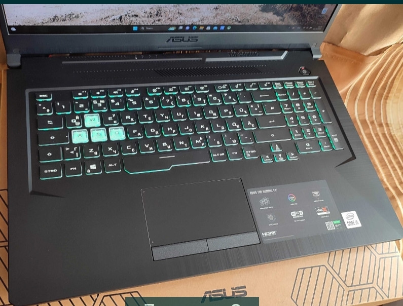 Ноутбук: ASUS 17.3" 144Hz. GTX 1650Ti/ 16/512SSD / i5-10300h TUF Gaming fx706. Київ - фото 8