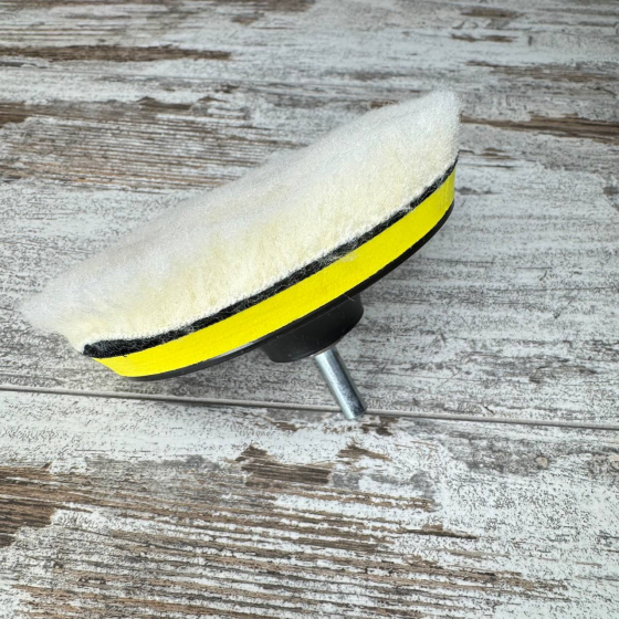 Комплект насадок для полірування та шліфування автомобіля, 6 шт + диск 12,5 см, на дриль Київ