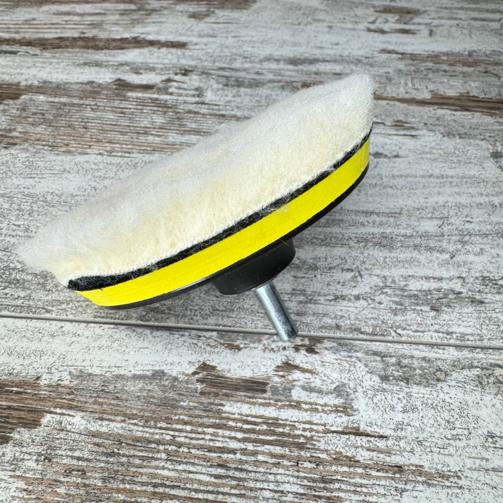 Комплект насадок для полірування та шліфування автомобіля, 6 шт + диск 12,5 см, на дриль Київ - фото 4