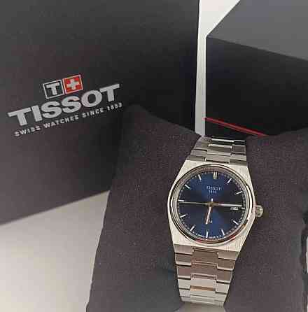 Годинник синій Tissot prx powermatic 80 Топовий Київ