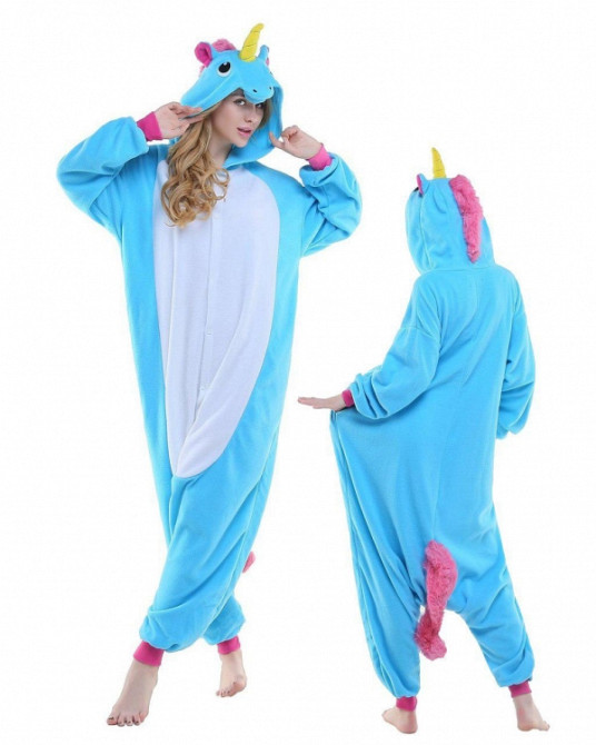 Піжама кігурумі Єдиноріг M (блакитний) Вінниця - фото 1