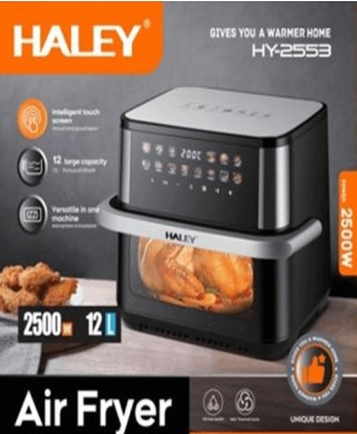 Мультипечі-аерогриль Haley 2500Вт (12л), духовка-аерофритюрниця з нержавіючої сталі з оглядовим вікном Одеса - фото 4