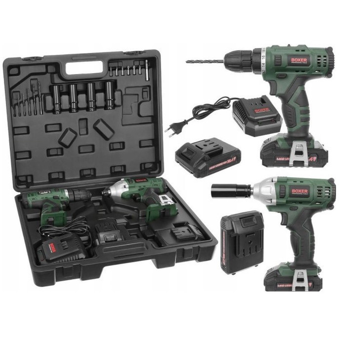 Набори інструментів для авто, Бюджетний надійний шуруповерт, Шуруповерт з набором біт в кейсі CV-29 Львів - фото 1