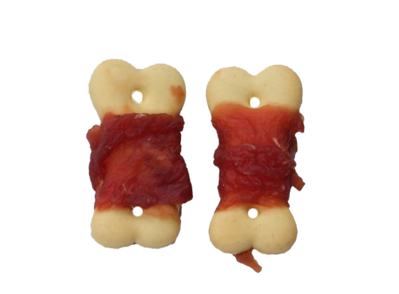 Ласощі для собак Печиво обгорнуте качиним м'ясом 500 г Київ