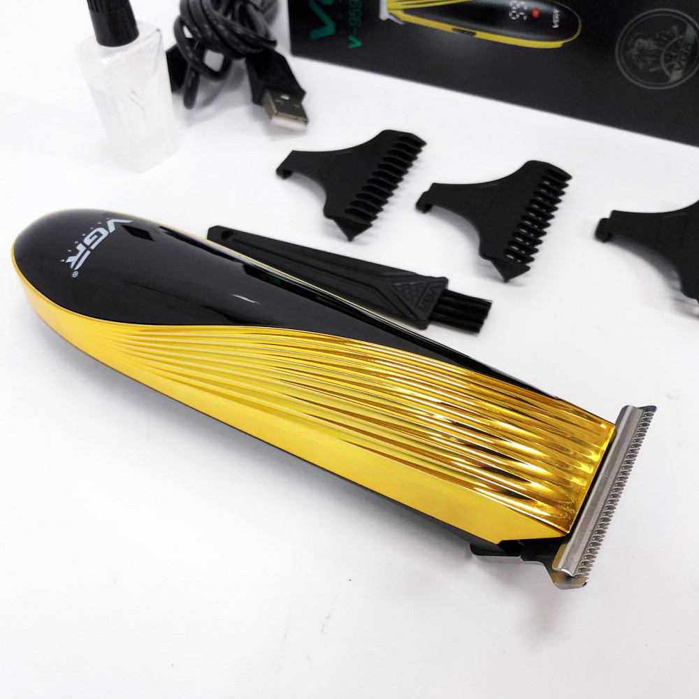 Машинка для стрижки волос с регулируемой насадкой, Универсальная машинка для стрижки головы и бороды QG-43 Львов - изображение 4