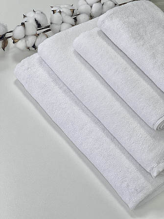 Комплект махрових рушників Ideal Textile 3 шт (40*70см+50х90см+70х140см) білий 500 г/м2 (56861201) Чернівці - фото 3