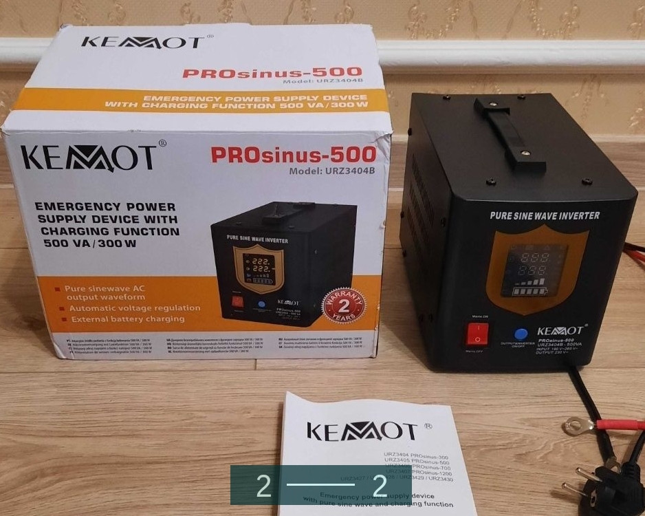 Инвертор Kemot PRO sinus -500 Киев - изображение 2