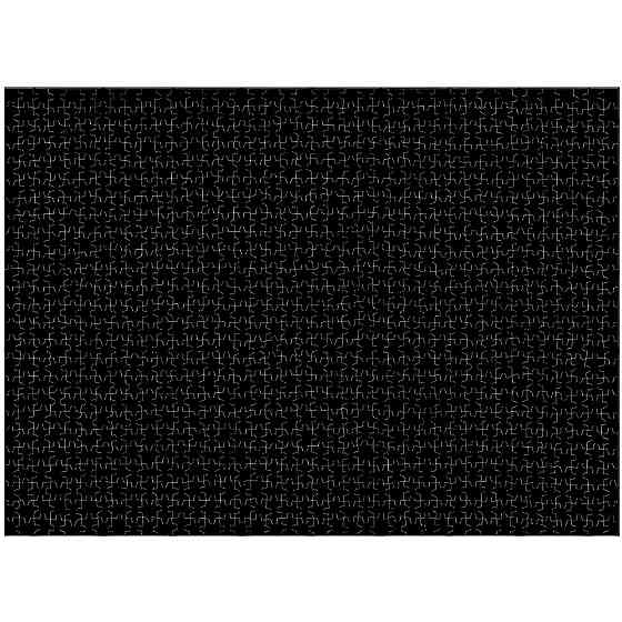 Пазл Black Hell 38х26 см, Головоломка-пазл Чорне Пекло 1000 шт, Пазл повністю чорного кольору Київ