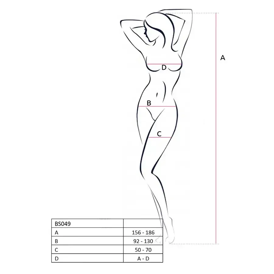 Бодістокінг Passion BS049 white, комбінезон, імітація топа, панчіх і пояса Львів - фото 4