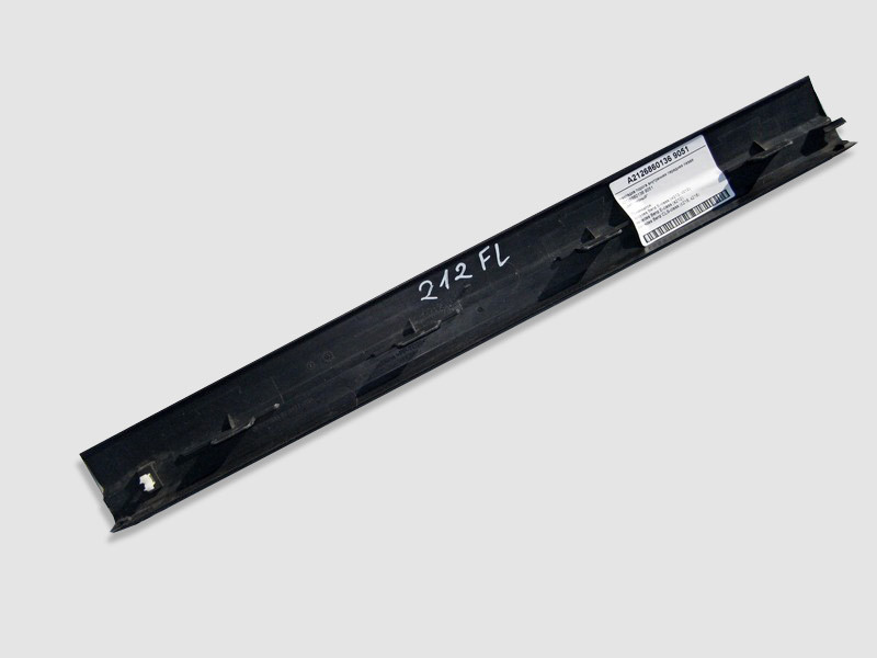 Mercedes-Benz  A2126860136 9051 Накладка порога чорна внутрішня передня ліва E-Class W212 CLS C218 Одеса - фото 2