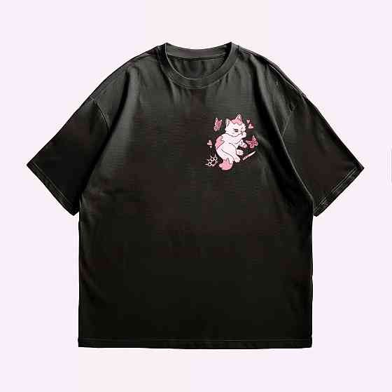 Оверсайз футболка «ТЕСТОСТЕРОН» з великим принтом Чернівці