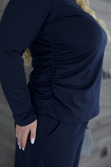Жіночий базовий костюм з широкими штанами "Profit" | Батал Київ - фото 6