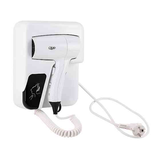 Фен з тримачем Qtap Pohodli 1200 Вт QTF1200RNP White (Pobut) Київ