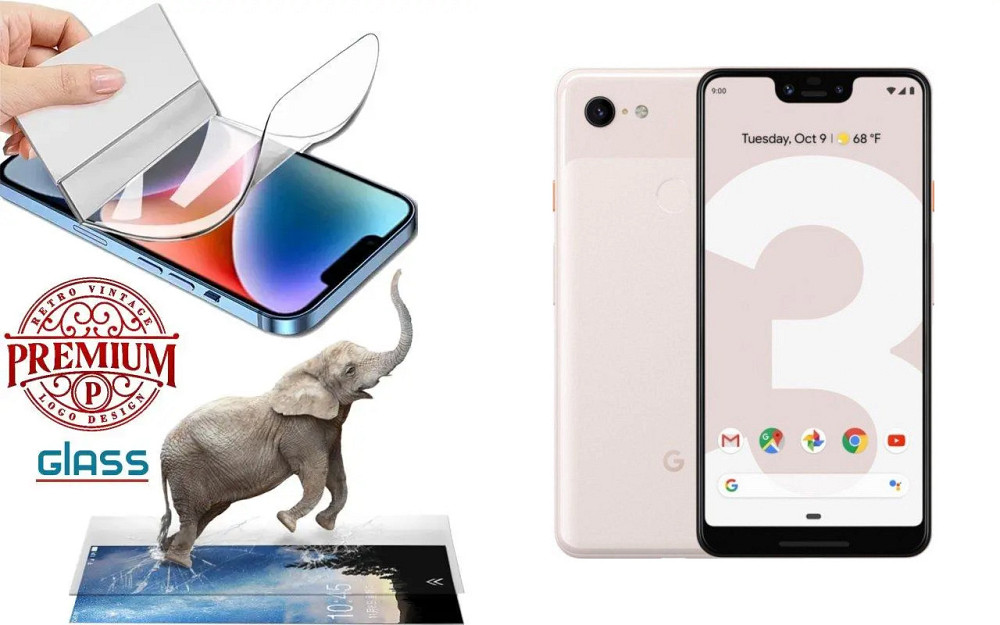 Полиуретановая пленка Google Pixel 3, Premium, толщина 0,2 мм Киев - изображение 1