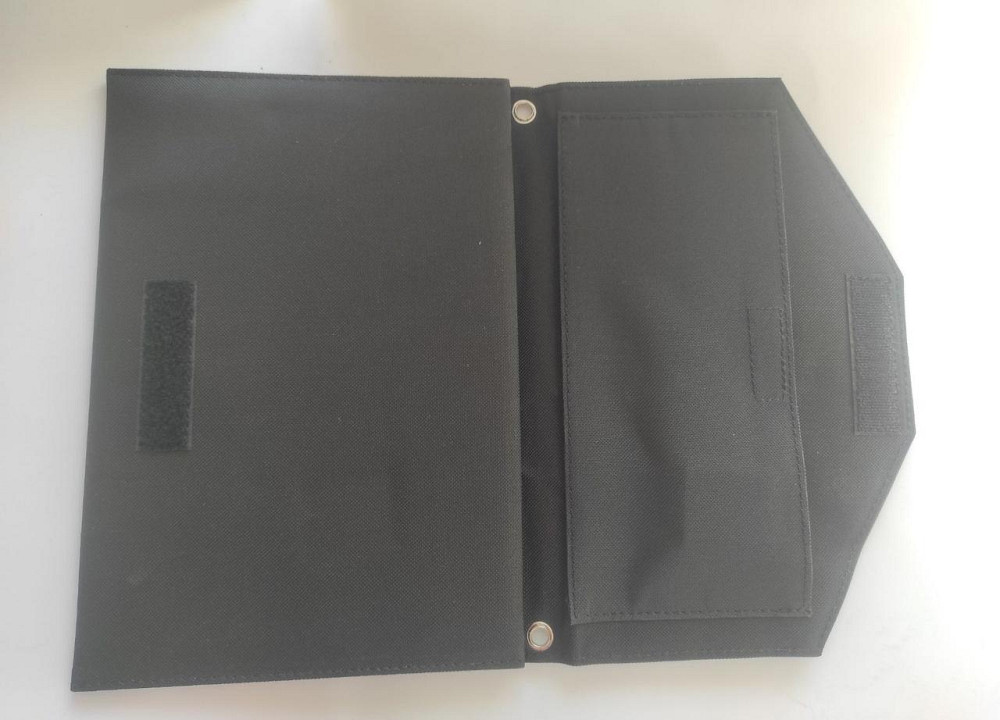 Складаний сонячний зарядний пристрій Solar panel 14 W 2xUSB вихід Сонячна панель (Чорний) Вінниця - фото 4