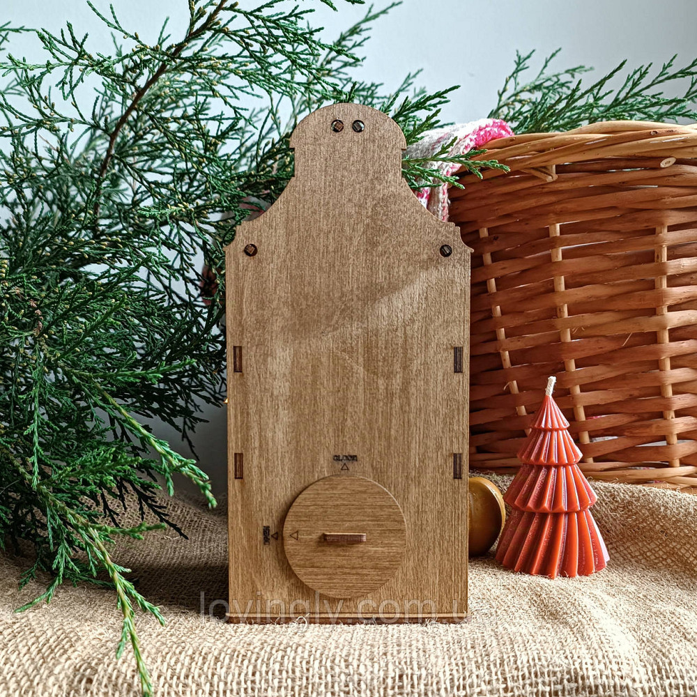 Деревянный домик-ночник 3 в 1-Скарбочка и декор ручной работы Ирпень - изображение 3