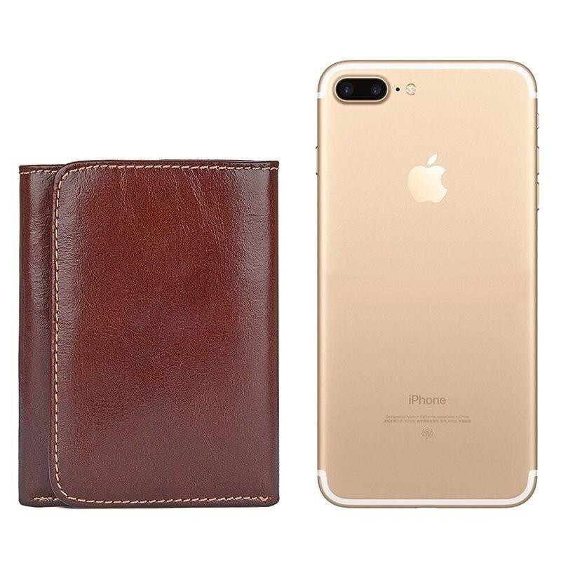 Гаманець чоловічий шкіряний Коричневий (Vintage) Київ - фото 8