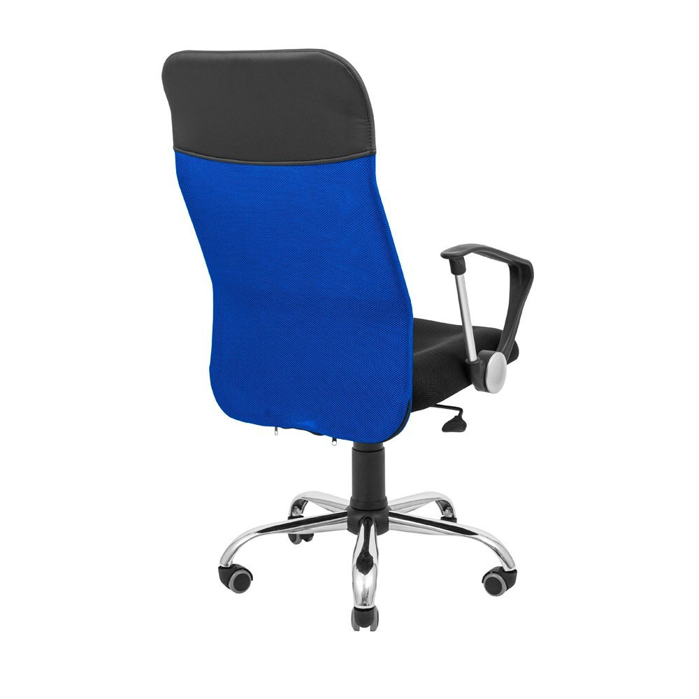 Офісне крісло керівника Ultra Хром M1 Tilt Чорно-синій Київ - фото 4