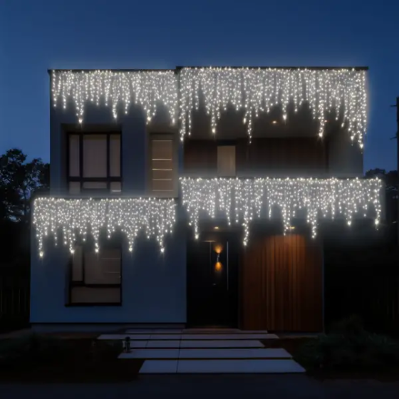 Garlando Вулична гірлянда Бахрома 20 м 335 LED білий провід Білий 20MWW Коломыя