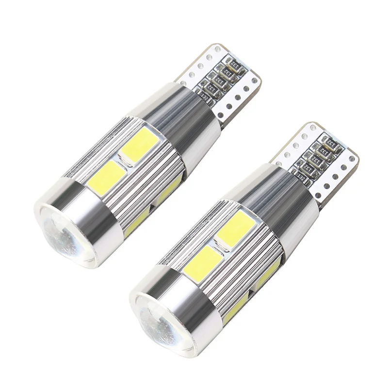 Комплект LED ламп T10 W5W 2шт с обманкой CANBUS, белый свет Киев - изображение 9