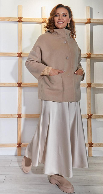 Пальто комфортного силуєта (48) Киев - изображение 1