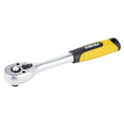 Тріскачка Sigma 3/8&apos;&apos; 200мм 72T CrV (6050031) Вінниця - фото 1