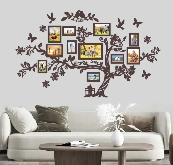 Генеалогічне дерево, фоторамки, настінні фотографії 11, 13, 18 кадрів Одеса - фото 4